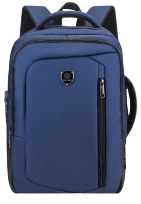 Mochila Executiva Slim Notebook Reforçada com Alça de Mão para Viagem Trabalho