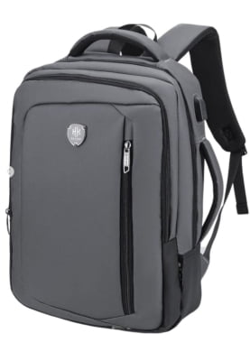 Mochila Executiva Slim Notebook Reforçada com Alça de Mão para Viagem Trabalho