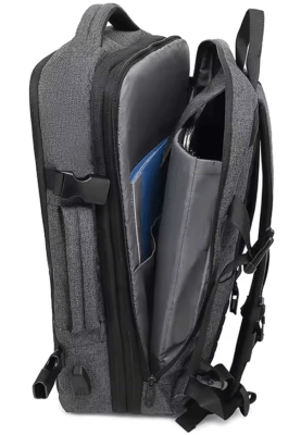 Mochila Expansivel para Viagem Trabalho Grande Reforçada