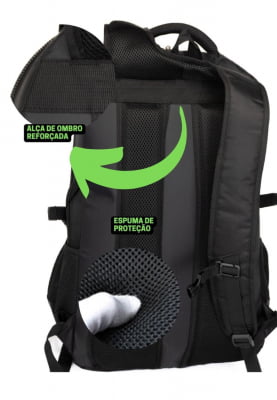 Mochila Unissex Grande para Viagem Espaçosa Confortável